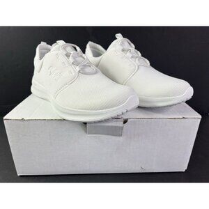 White Slip-on Sneaker Shoes Women's 7.5 M Ryka Renew Recovery Bungee Laces